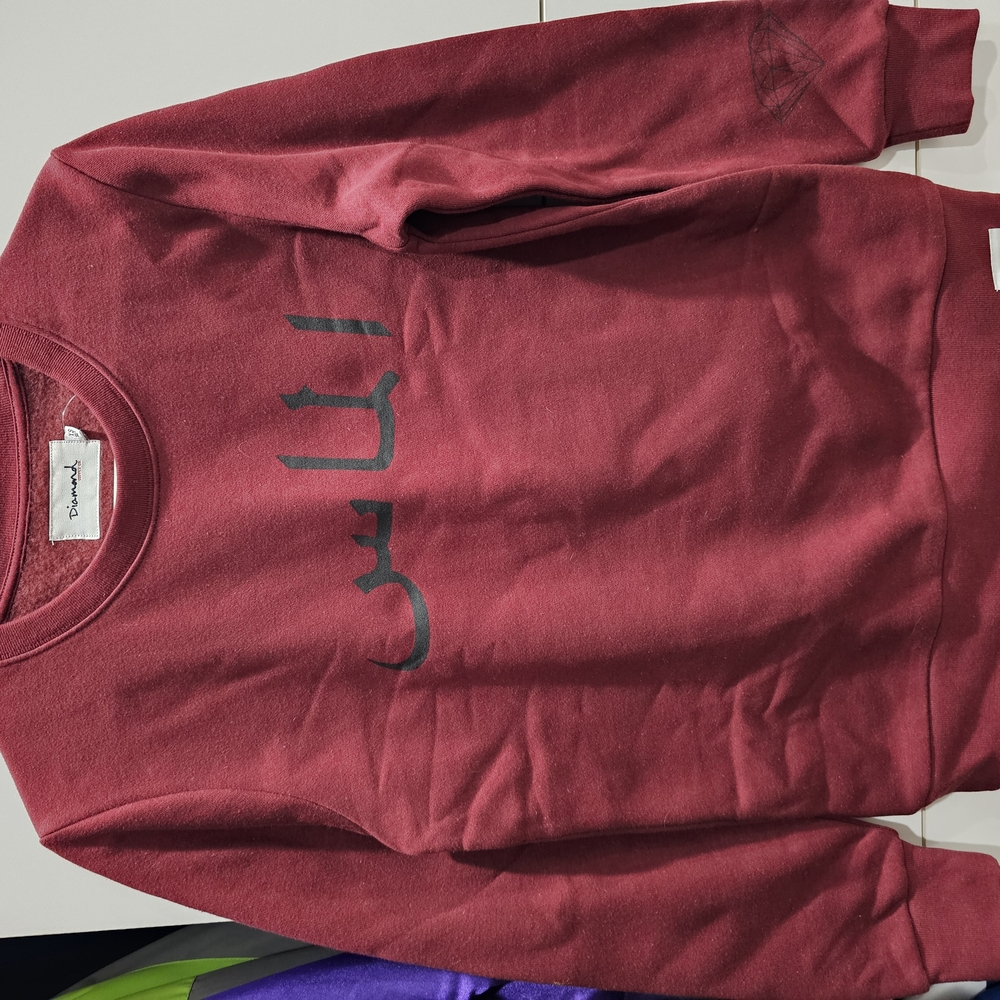 Diamond Supply Co. Red Sweater